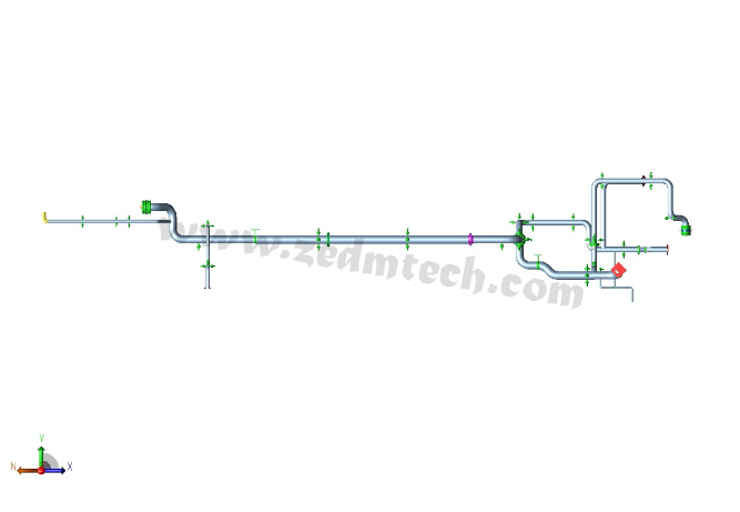 3D Pipe Model Example